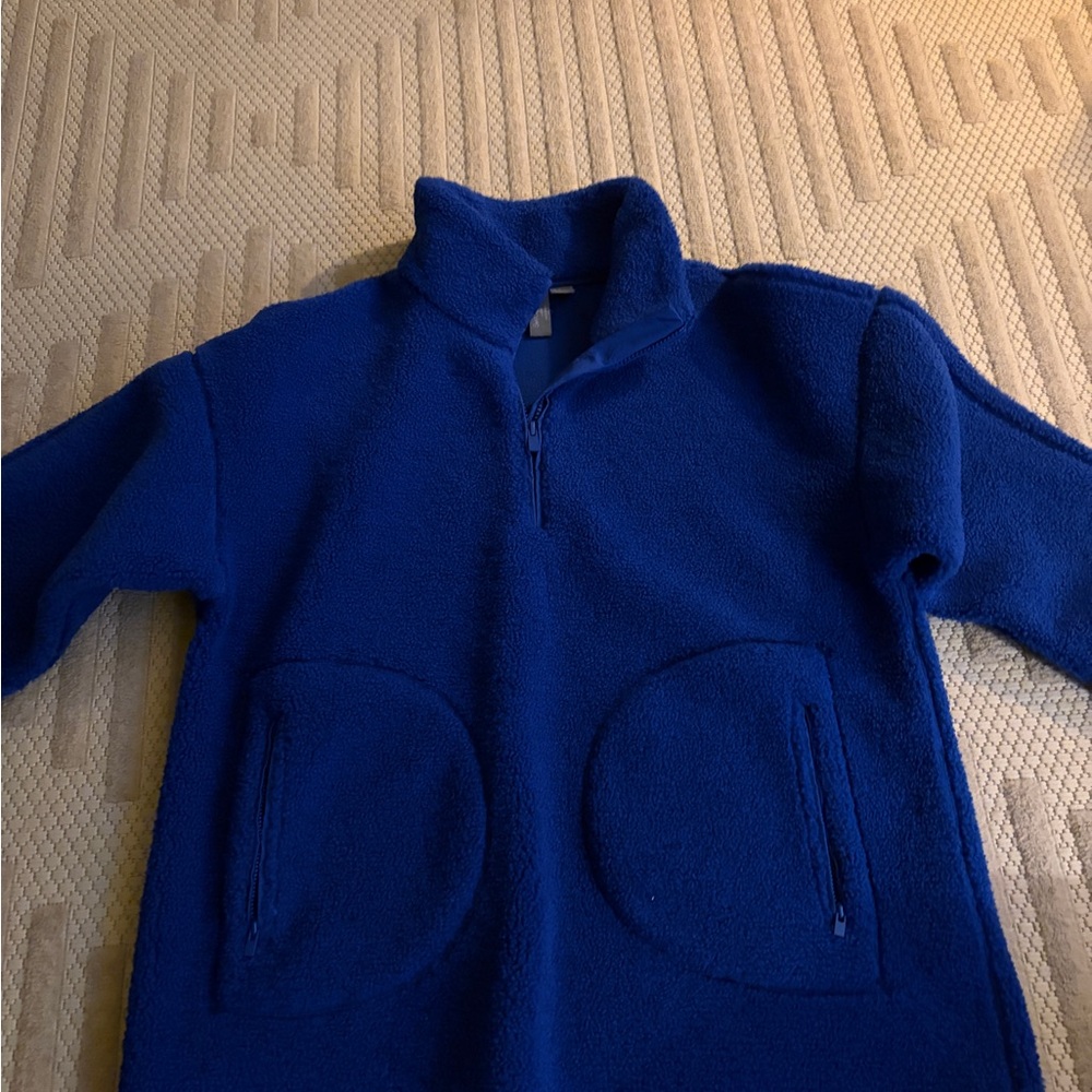 Sweaty Betty Women’s Royal Blue Fleece Jacket